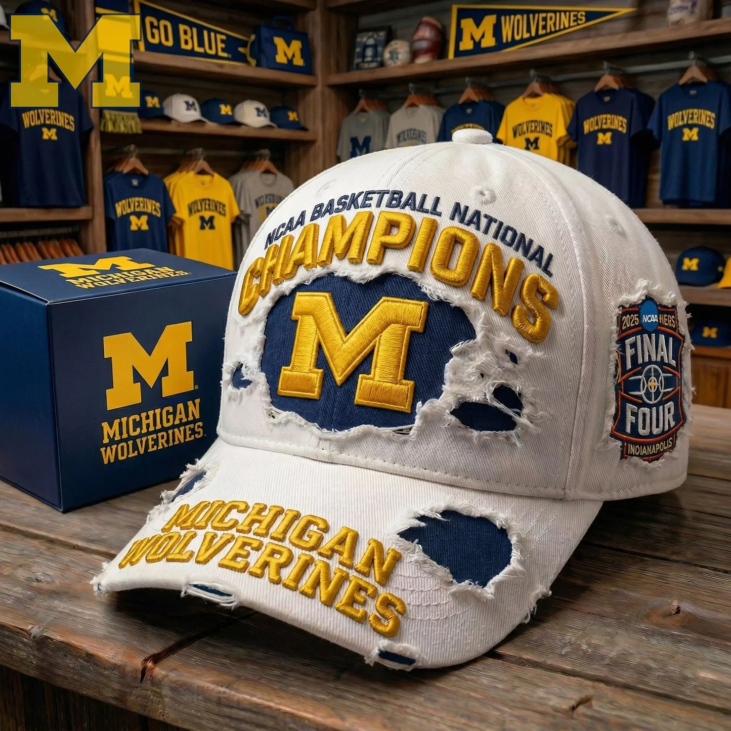 Michigan Wolverines Basketball 2026 National Champions Cap