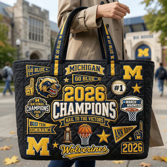 Michigan Wolverines 2026 National Champions Commemorative Bag 🏆