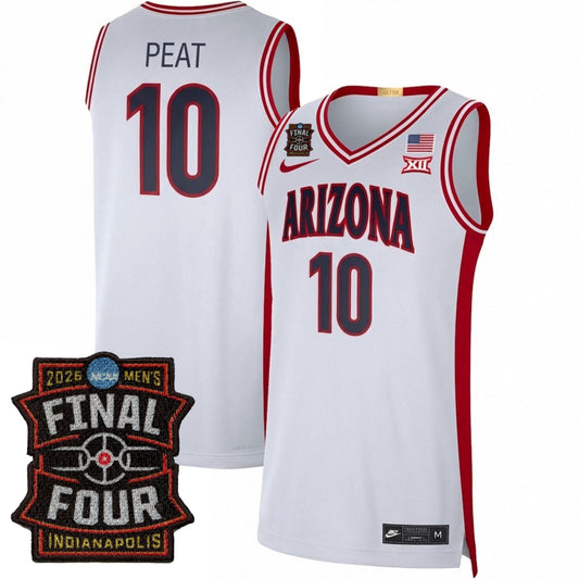 Arizona Wildcats Men's Basketball 25/26 All Stitched Jersey - Final Four Patch