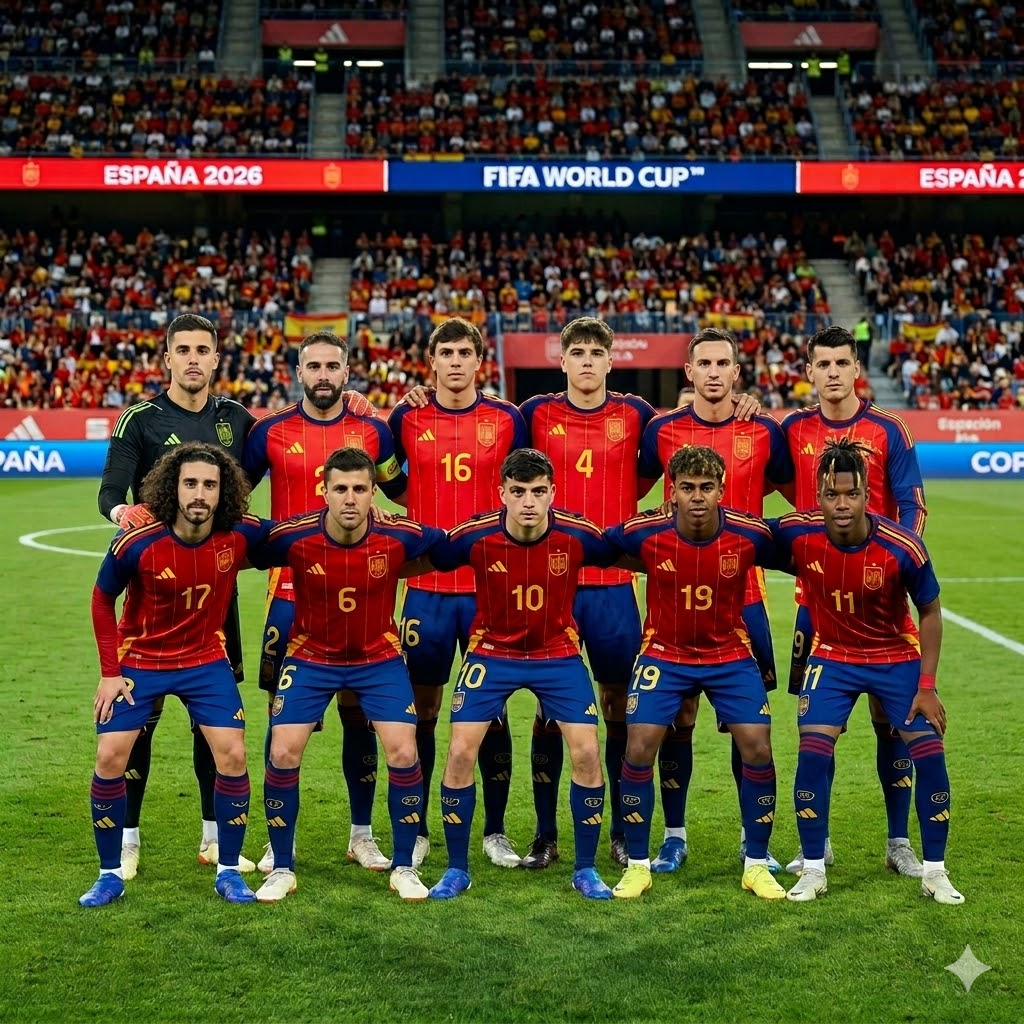 Spain 2026 World Cup Custom Jersey