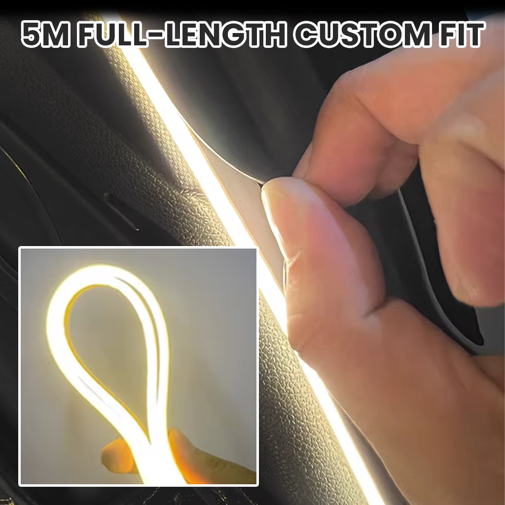 Universal 12V Car Trunk LED Light Strip – Waterproof Automatic Lighting