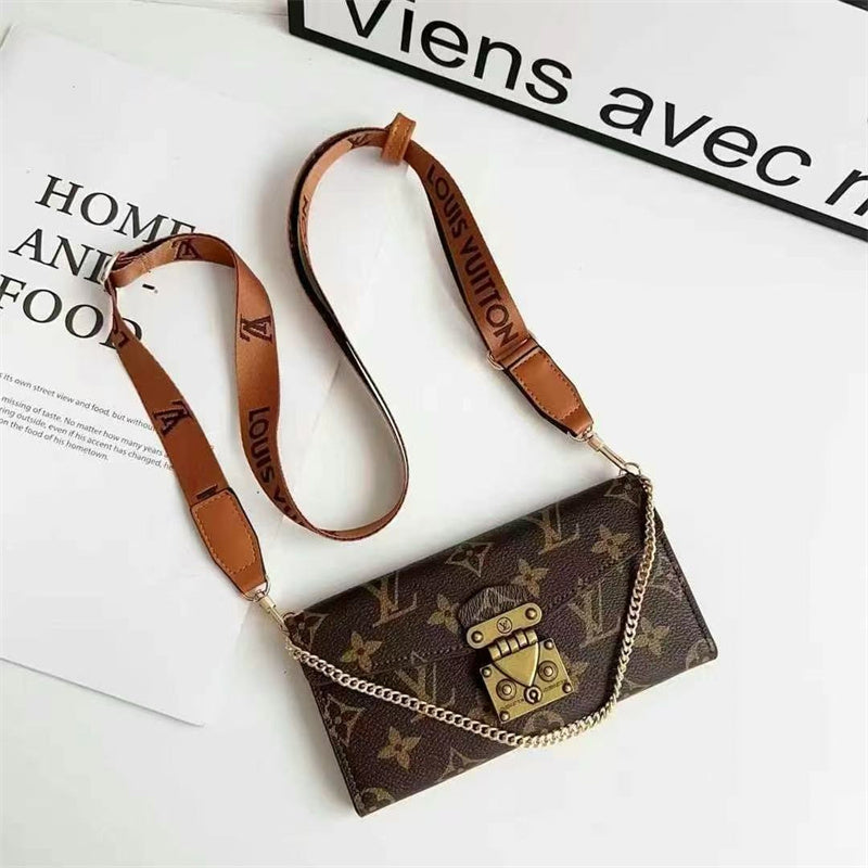 Monogram LV Luxurious Phone Case With Strap