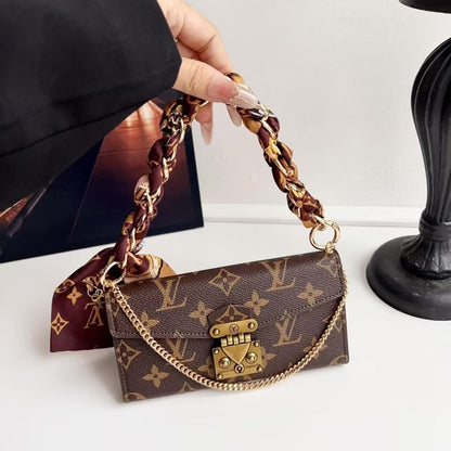 Luxury Wallet Phone Case Card Holder For iPhone 12-17