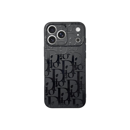 Premium Black Phone Case For iPhone 12-17