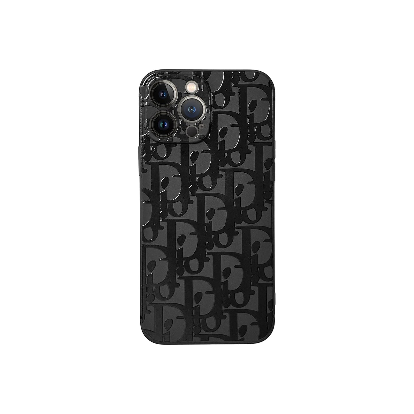 Premium Black Phone Case For iPhone 12-17