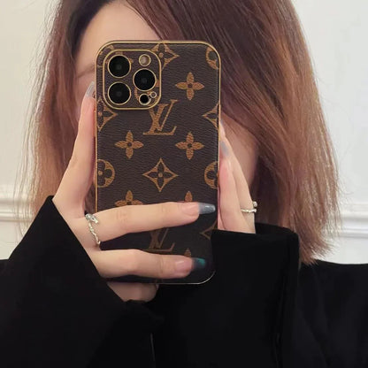 BROWN COLOR PHONE CASE FOR IPHONE